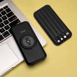 EVM Enwire 10000 mAh Wireless Power Bank Black