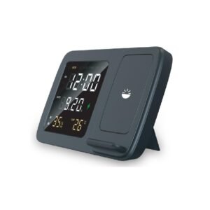Glow Gadgets Shimmer 15W Wireless Charger with LED Clock