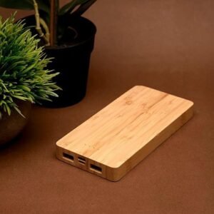 Wangari Aspen 10000 mAh Power Bank Bamboo Wood