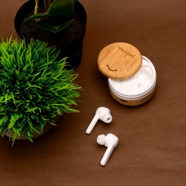 Wangari Cherry Bamboo True Wireless Bluetooth Earbuds