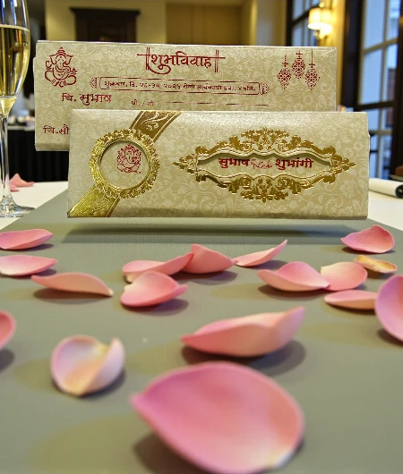 Aarambh 5-Fold Wedding Card Side Banner